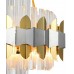Подвесная люстра хрустальная SKALA 81435/6C BRASS SILVER