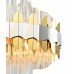Подвесная люстра хрустальная SKALA 81435/8C BRASS SILVER