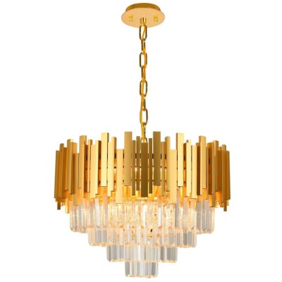 Подвесная люстра хрустальная VERTIGO 81440/8C GOLD