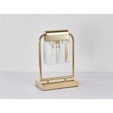Настольная лампа хрустальная 4201/T gold