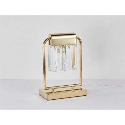 Настольная лампа хрустальная 4201/T gold