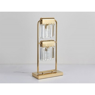 Настольная лампа хрустальная 4202/T gold