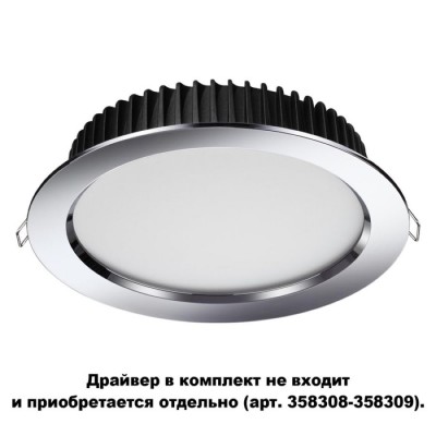 Встраиваемый светильник светодиодный диммируемый Drum 358305 IP44