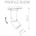 Трековый светильник однофазный 220V Profile Show 9423