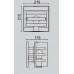 Настенный светильник уличный IP54 1838L