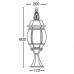 Наземный фонарь 83404L W