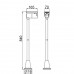 Наземный светодиодный светильник IP54 W6191-840
