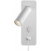Бра светодиодное с выключателем и USB-портом Bill 4300/3WL
