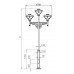 Наземный фонарь Exbury 540-43/b-50