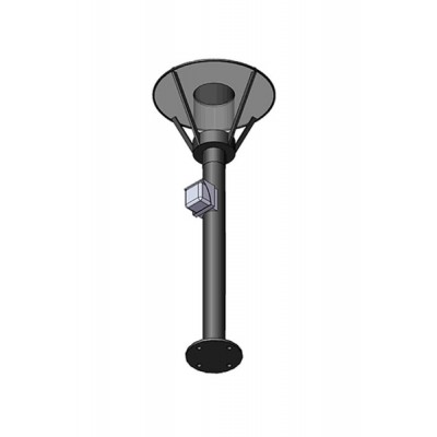 Наземный фонарь с розеткой Muse 651-11/b-03