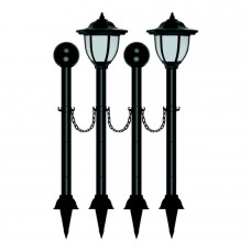 Грунтовый светильник светодиодный на солнечных батареях USL-S-181/PT720 LANTERN SET02 IP44