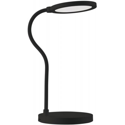 Офисная настольная лампа светодиодная с выключателем TLD-553 Black/LED/400Lm/4500K/Dimmer/USB