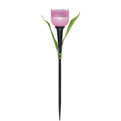 Грунтовый светильник светодиодный на солнечных батареях USL-C-451/PT305 PINK TULIP IP44