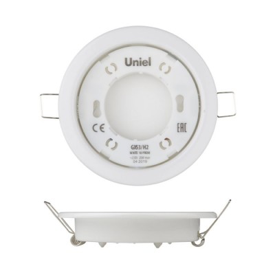 Встраиваемый светильник GX53/H2 WHITE 10 PROM