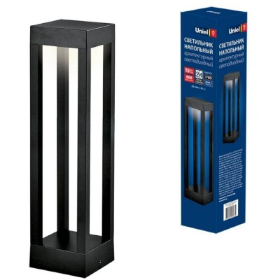 Наземный светильник светодиодный ULU-T06A-10W/3000K IP65 BLACK