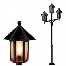 Кованый фонарь уличный Milan 110-63 (высота 2,5 м) Кованый фонарь уличный Milan 110-63 (высота 2,5 м)