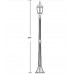 Фонарь уличный Arsenal 91208L (высота 1,95 м)