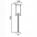 Боллард INOX 76421-500 (высота 0,5 м)