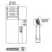 Светильник Ecolight SM-1466-2Led (высота 0,616 м)