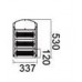 Венчающий светильник LEDSPOT W6145-3H