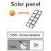 Светильник настенный на солнечной батарее SOLAR P9034