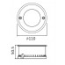 Встраиваемый светильник TUBE LED W7042A-Cob