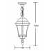 Подвесной фонарь ASTORIA 1 S 91305S Gb