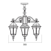 Подвесной фонарь ASTORIA 1 S 91370/3S Gb