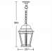 Подвесной фонарь ASTORIA 2 91405L Bl