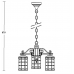Подвесной фонарь BARSELONA 81270/3 Gb