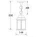 Подвесной фонарь BERN 2 S 89805S Gb