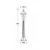 Ландшафтный столбик FARO lead GLASS 91107 lgG Bl