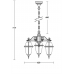 Подвесной светильник FLORIDA 89470/3L Bl