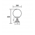 Ландшафтный столбик GLOBO L 88204L Bl