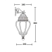 Настенный светильник MONACO L 89502L Bl