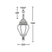 Подвесной светильник MONACO L 89505L Bl