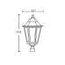 Венчающий светильник PETERSBURG M 79803M W
