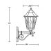 Настенный светильник PETERSBURG lead GLASS 79801 lg Bl