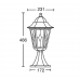 Ландшафтный столбик PETERSBURG lead GLASS 79804 lg Bl