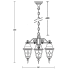 Подвесной светильник QUADRO lead GLASS 79970/3М lgG Bl