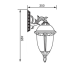 Настенный светильник St.LOUIS L 89102/15L Bl