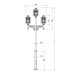Парковый светильник Palazzo 530-43/B-50 (h 4 м)