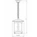 Подвес кованый светильник Valencia 190-01 (Русские фонари)